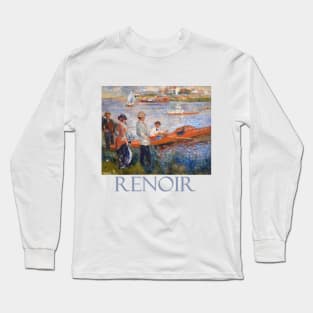 Oarsmen at Chatou (1872) by Pierre-Auguste Renoir Long Sleeve T-Shirt